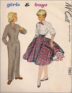 Vintage fashion for children