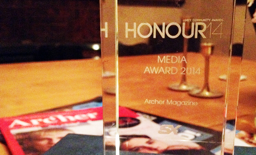Archer Magazine wins top LGBTI Honour Award