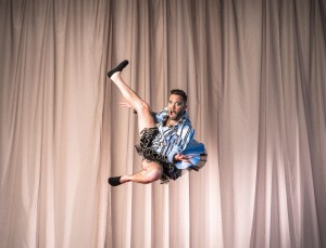 Dale Woodbridge-Brown, Circus Oz acrobat and MC. (Photo: Rob Blackburn)