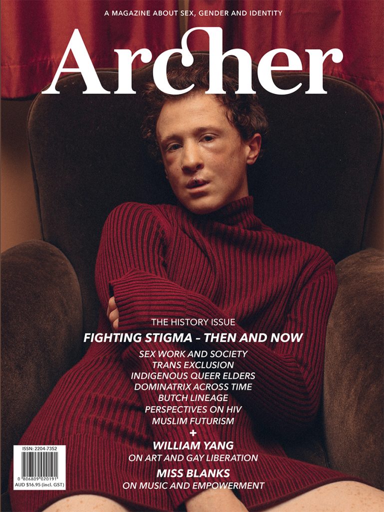 Archer Magazine #10 - the HISTORY issue (Cover image: Sam Stoich, self-portrait)