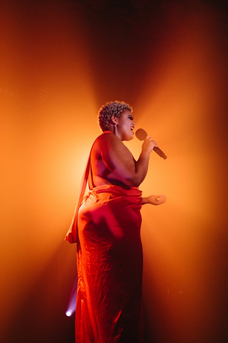 Milo Hartill, a queer performer, photographed by Jacinta Oaten.