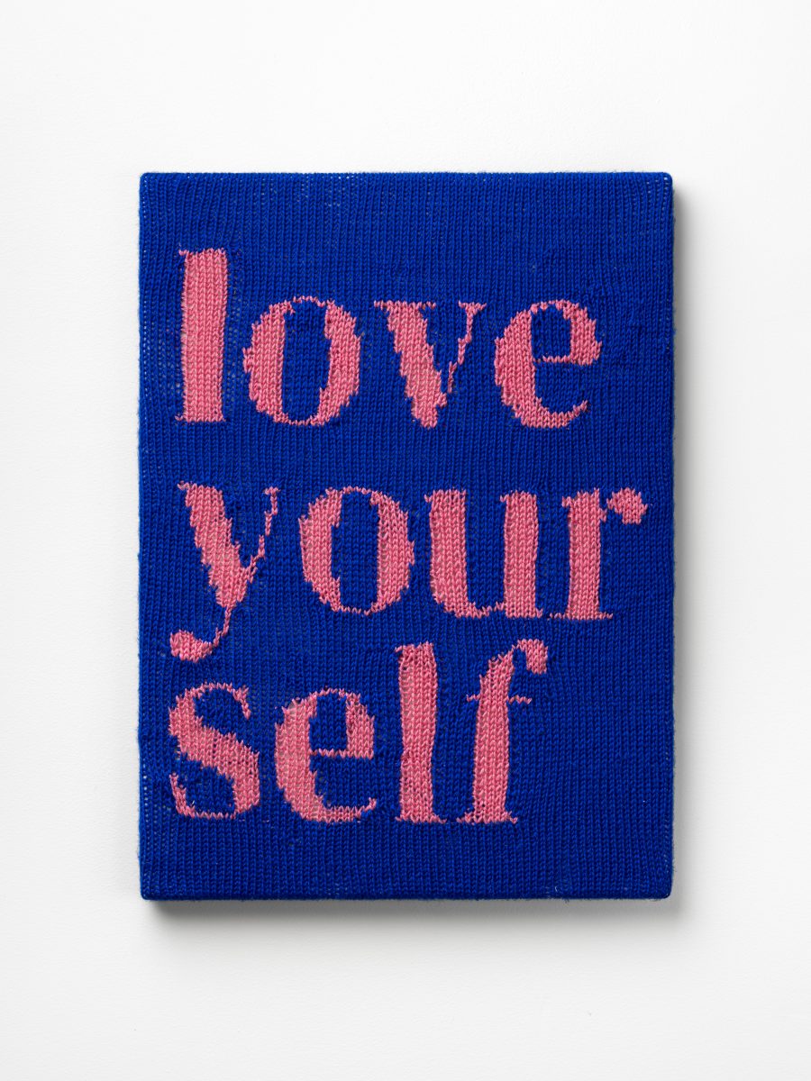 LOVE YOURSELF textile.