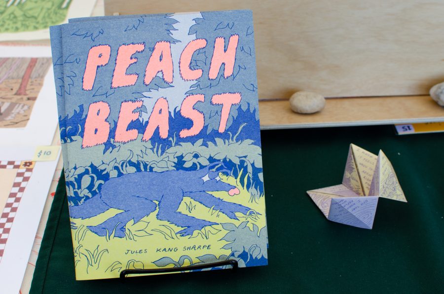 Peach Beast, an erotica zine by queer artist Jules Kang Sharpe.